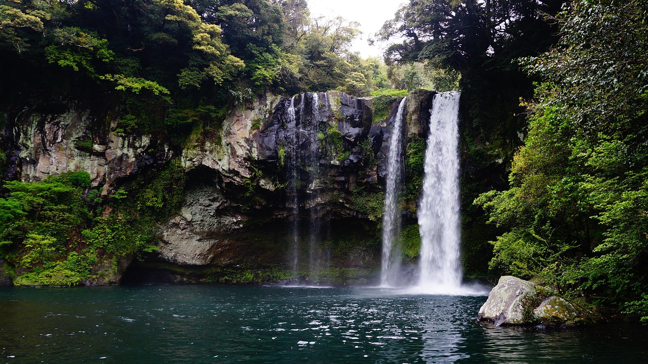 A Waterfall Over a Cliff Waterfall